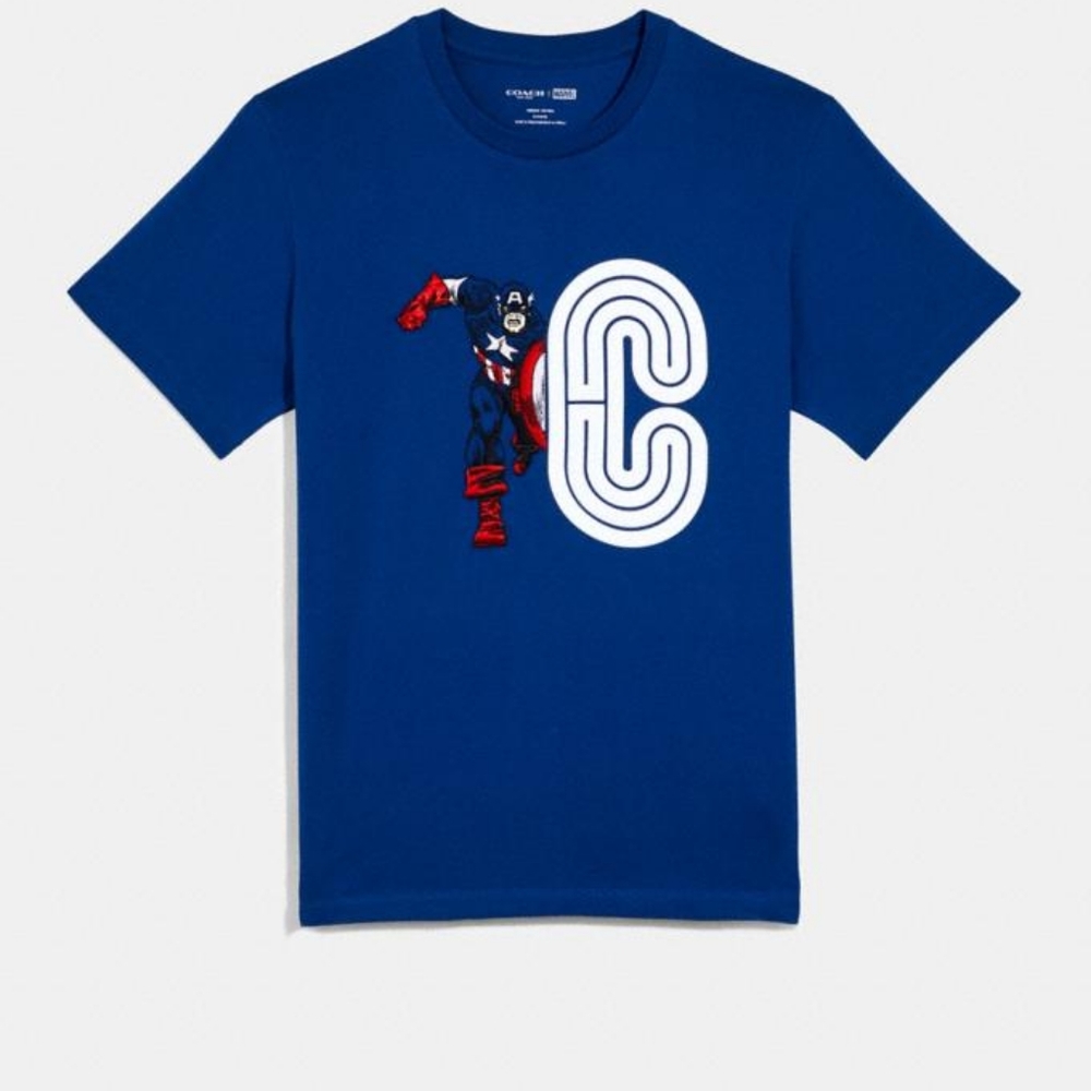 COACH || X-SMALL CAPTAIN AMERICA T-SHIRT